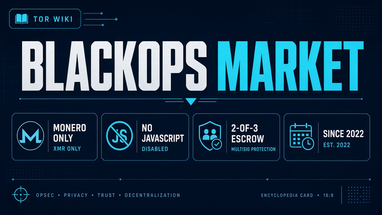 BlackOps card on Tor Wiki
