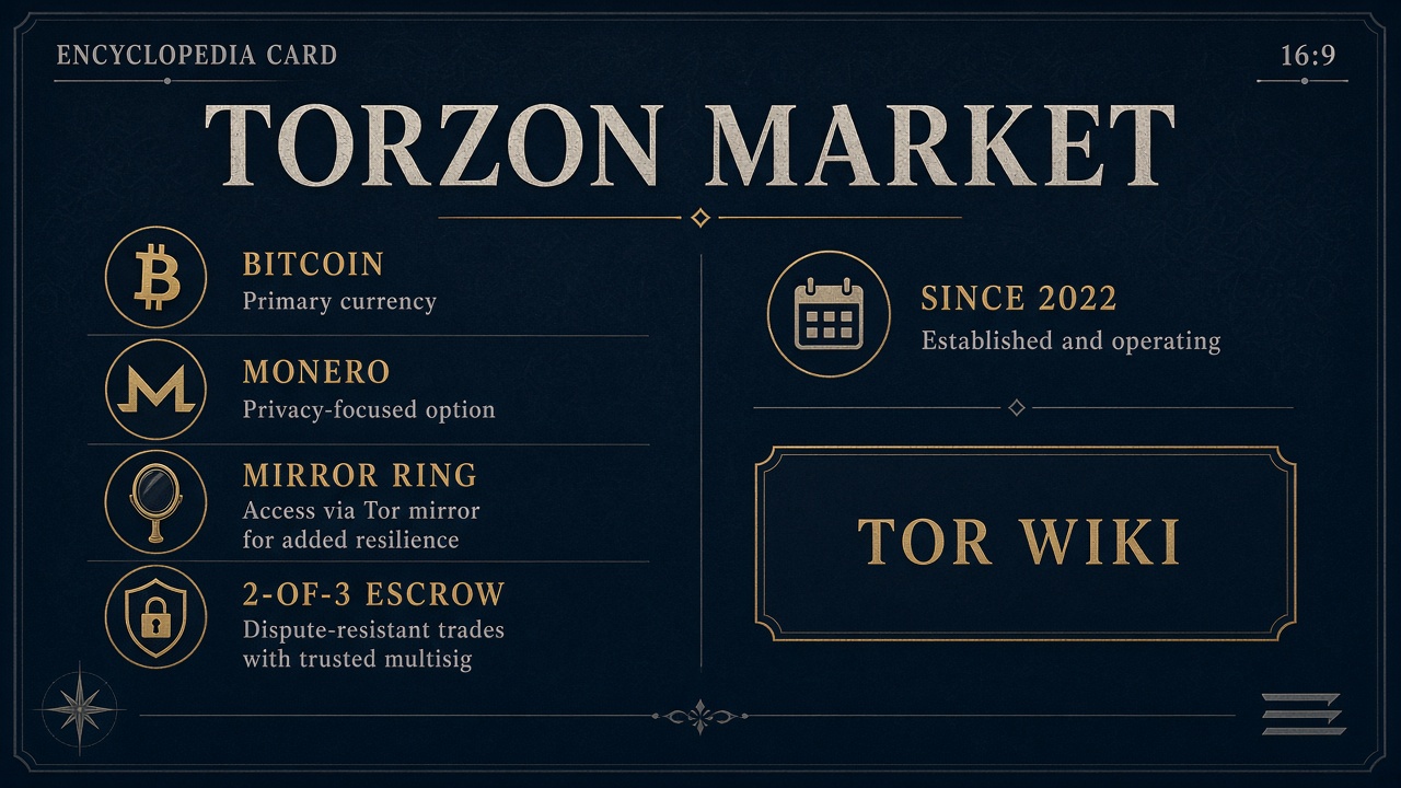 Torzon card on Tor Wiki